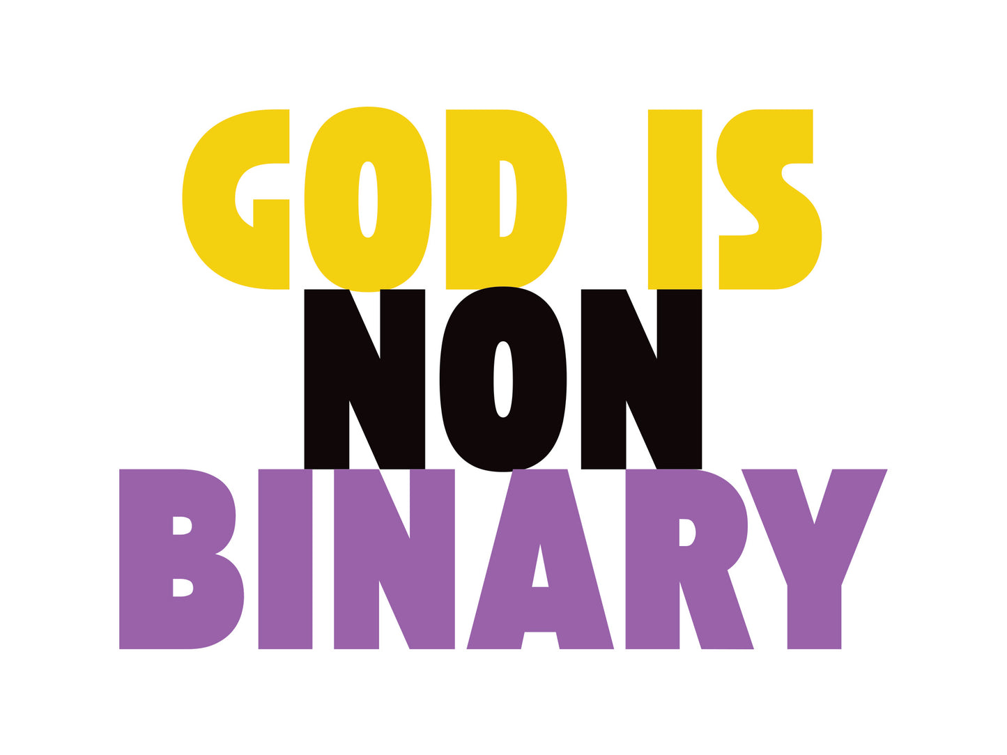 God is Nonbinary - Wine Tumbler