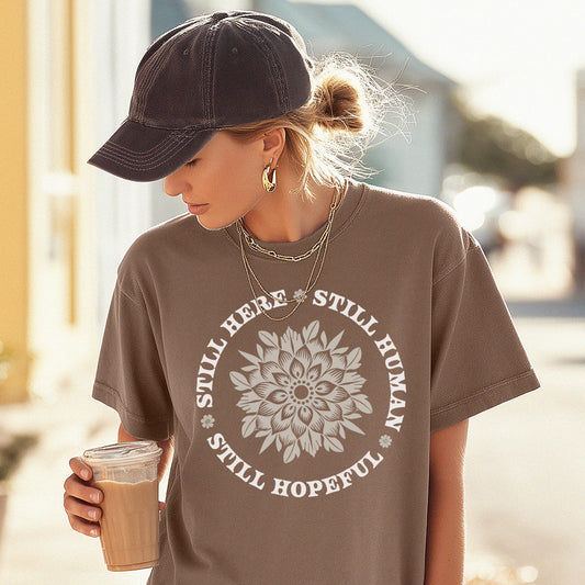 Still Here - Men’s/Unisex Heavyweight Tee