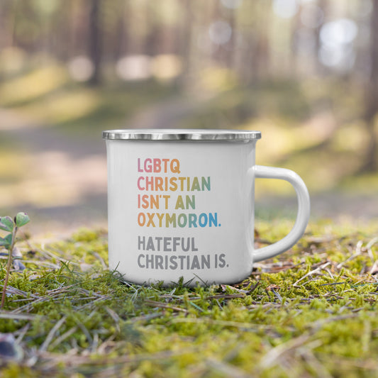 Oxymoron - Enamel Camp Mug