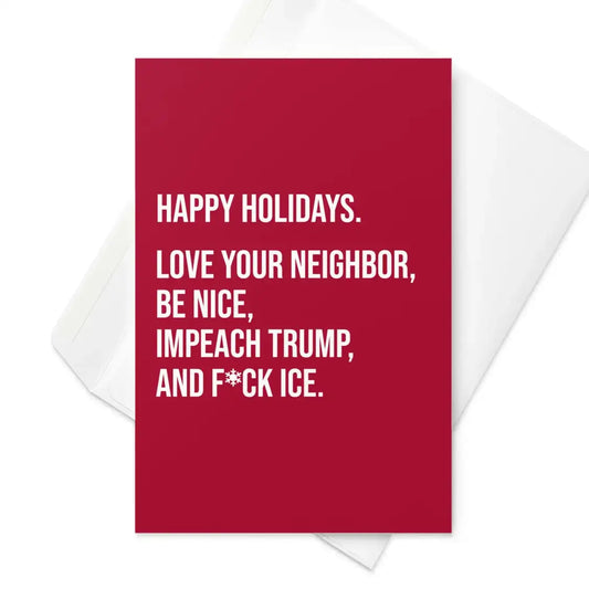 Love Your Neighbor - Holiday Card