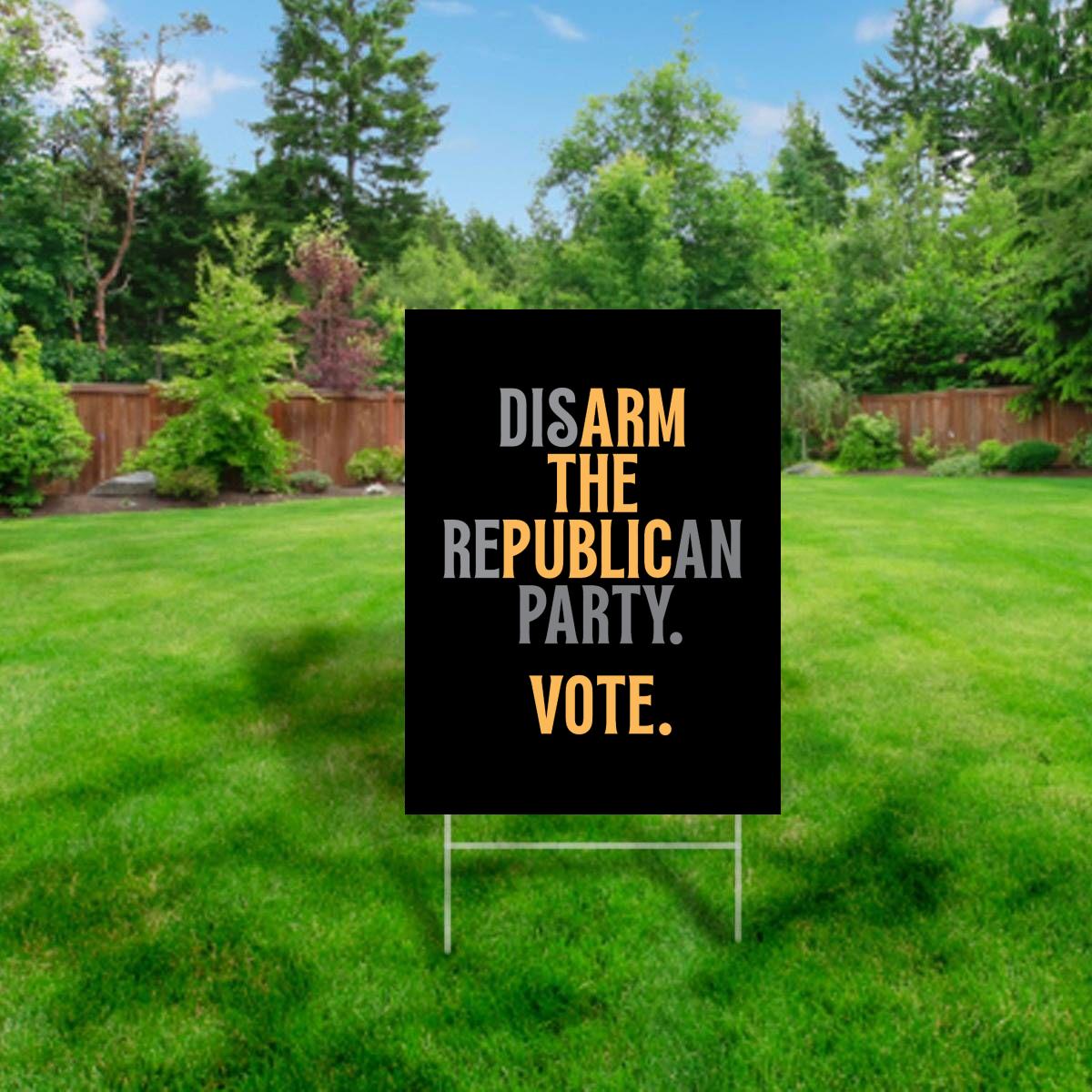 Arm the Public - Yard Sign