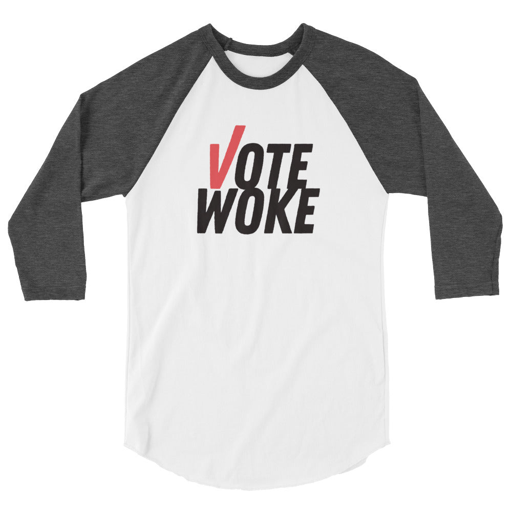 Vote Woke - 3/4 Sleeve Shirt