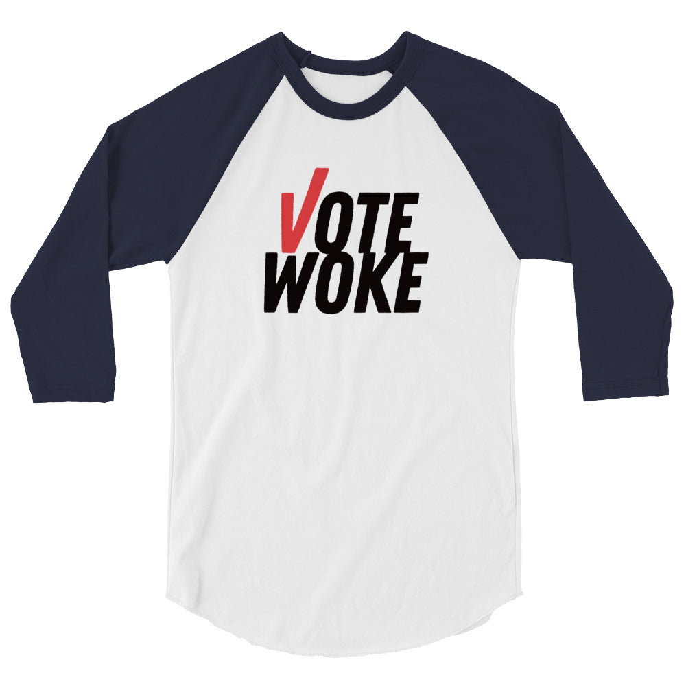 Vote Woke - 3/4 Sleeve Shirt