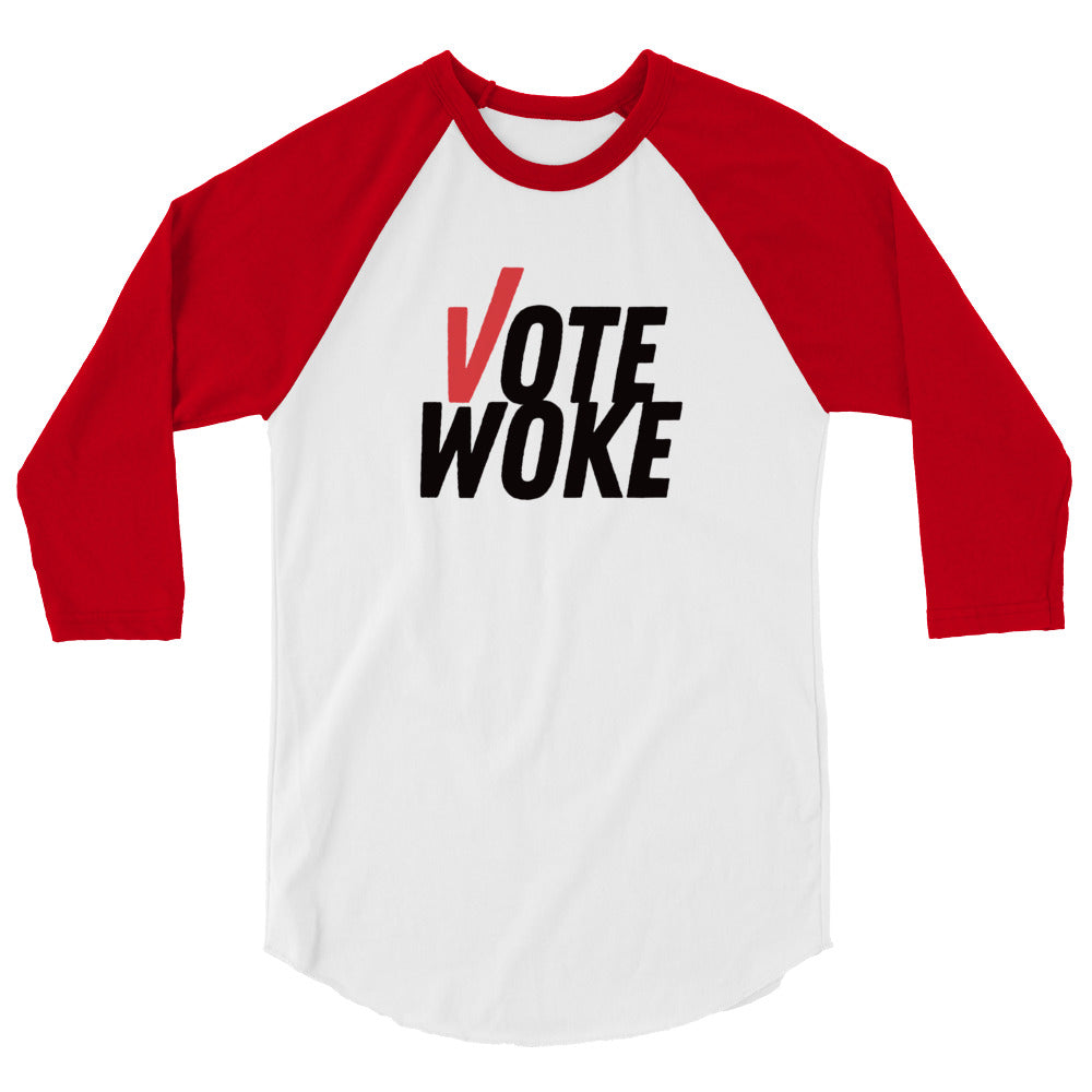 Vote Woke - 3/4 Sleeve Shirt