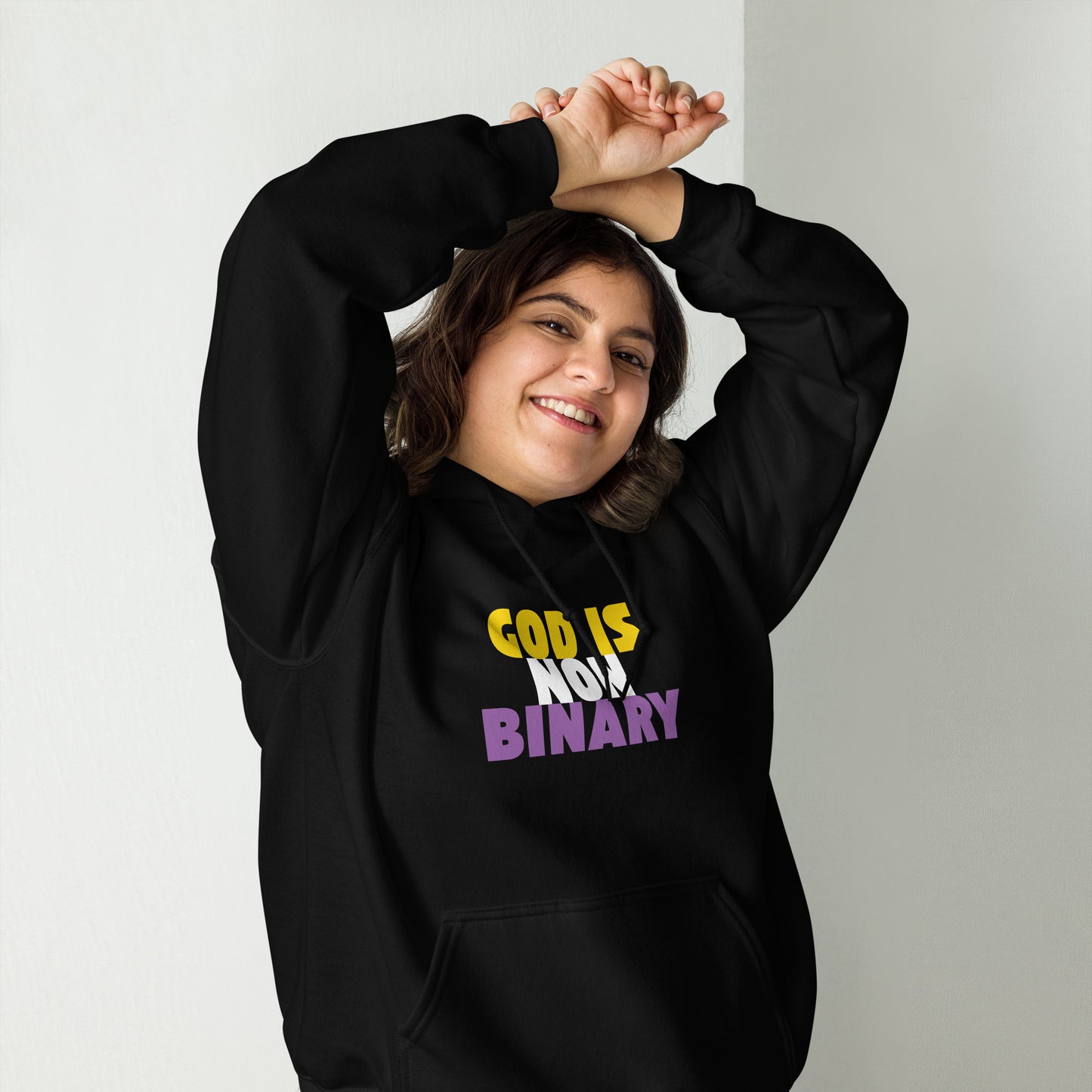 God is Nonbinary - Hooded Sweatshirt