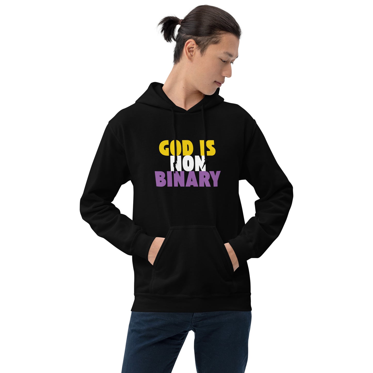 God is Nonbinary - Hooded Sweatshirt