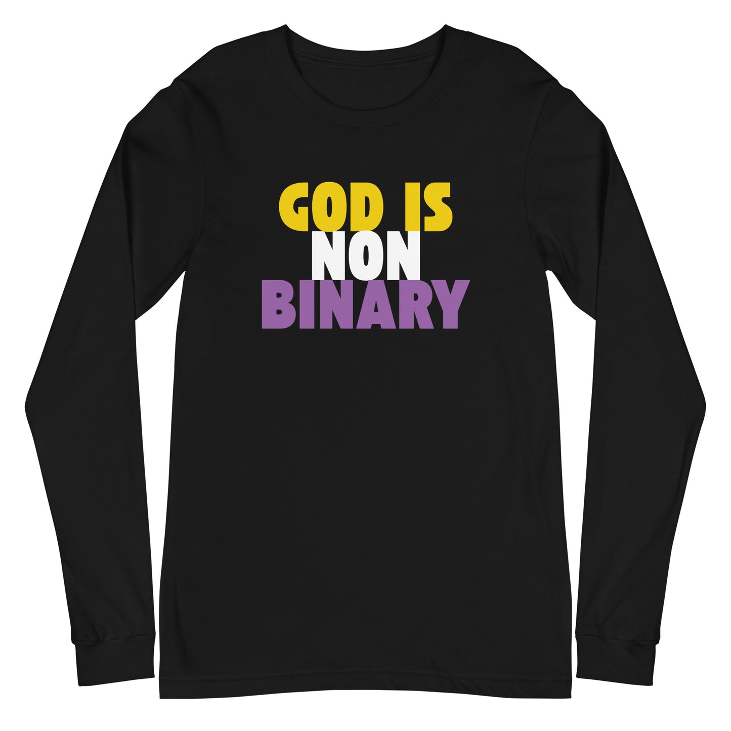 God is Nonbinary - Unisex Long Sleeve Shirt