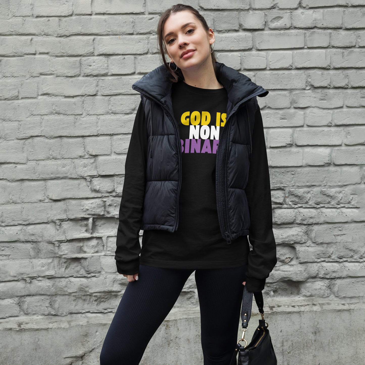 God is Nonbinary - Unisex Long Sleeve Shirt