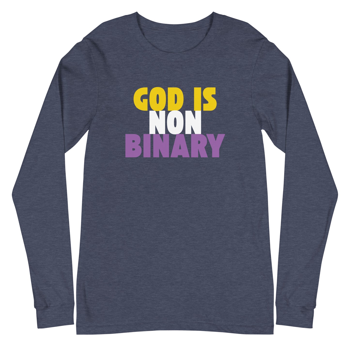 God is Nonbinary - Unisex Long Sleeve Shirt