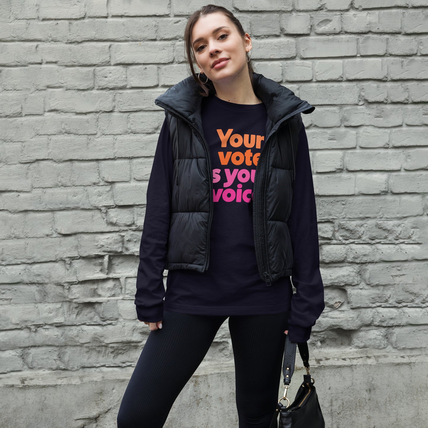 Your vote is your voice - Unisex Long Sleeve Shirt