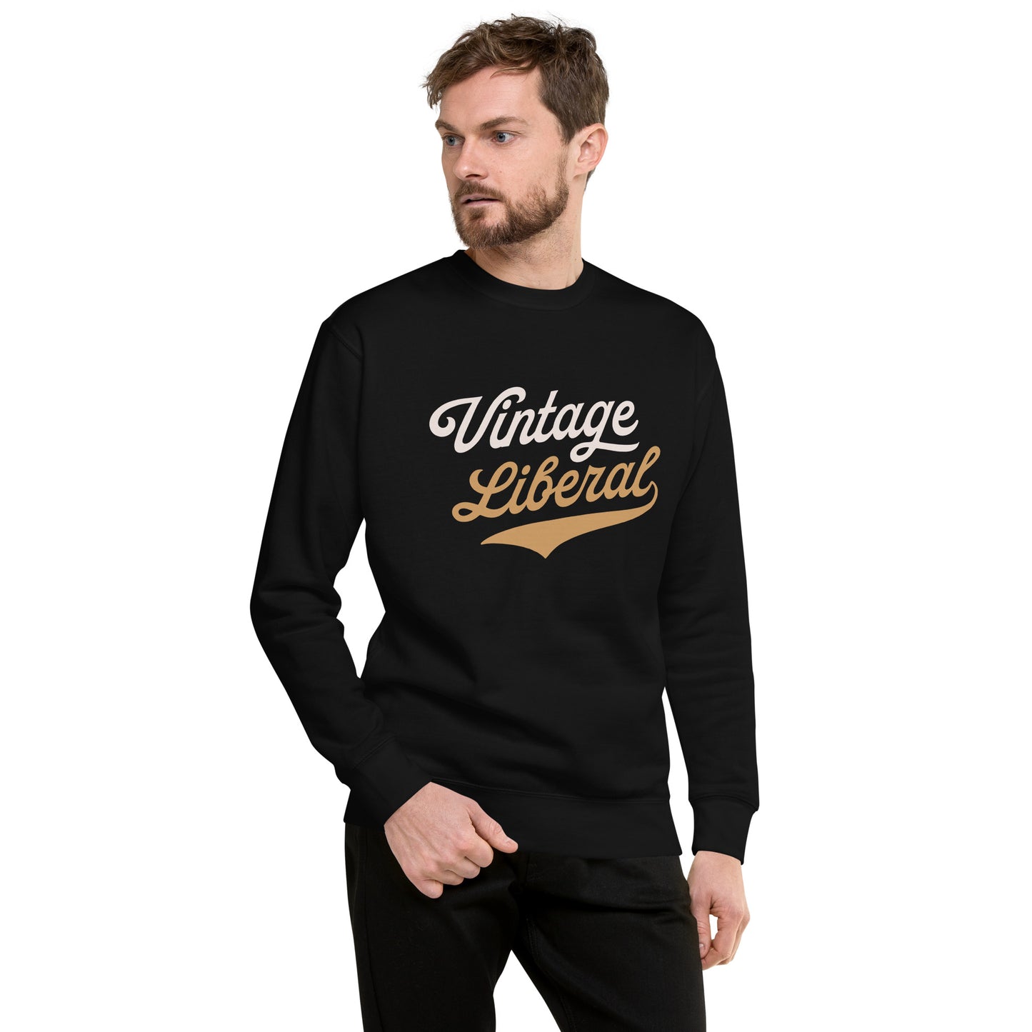 Vintage Liberal - Light Logo - Sweatshirt