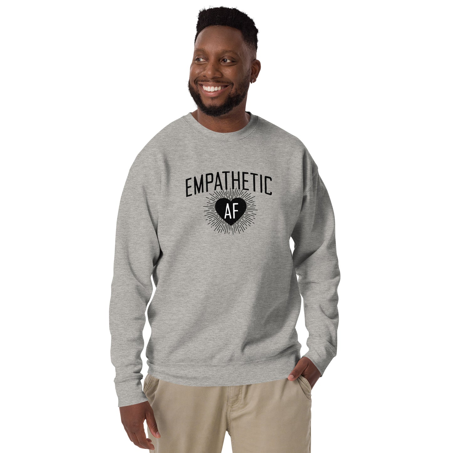 Empathetic AF - Dark Logo - Sweatshirt
