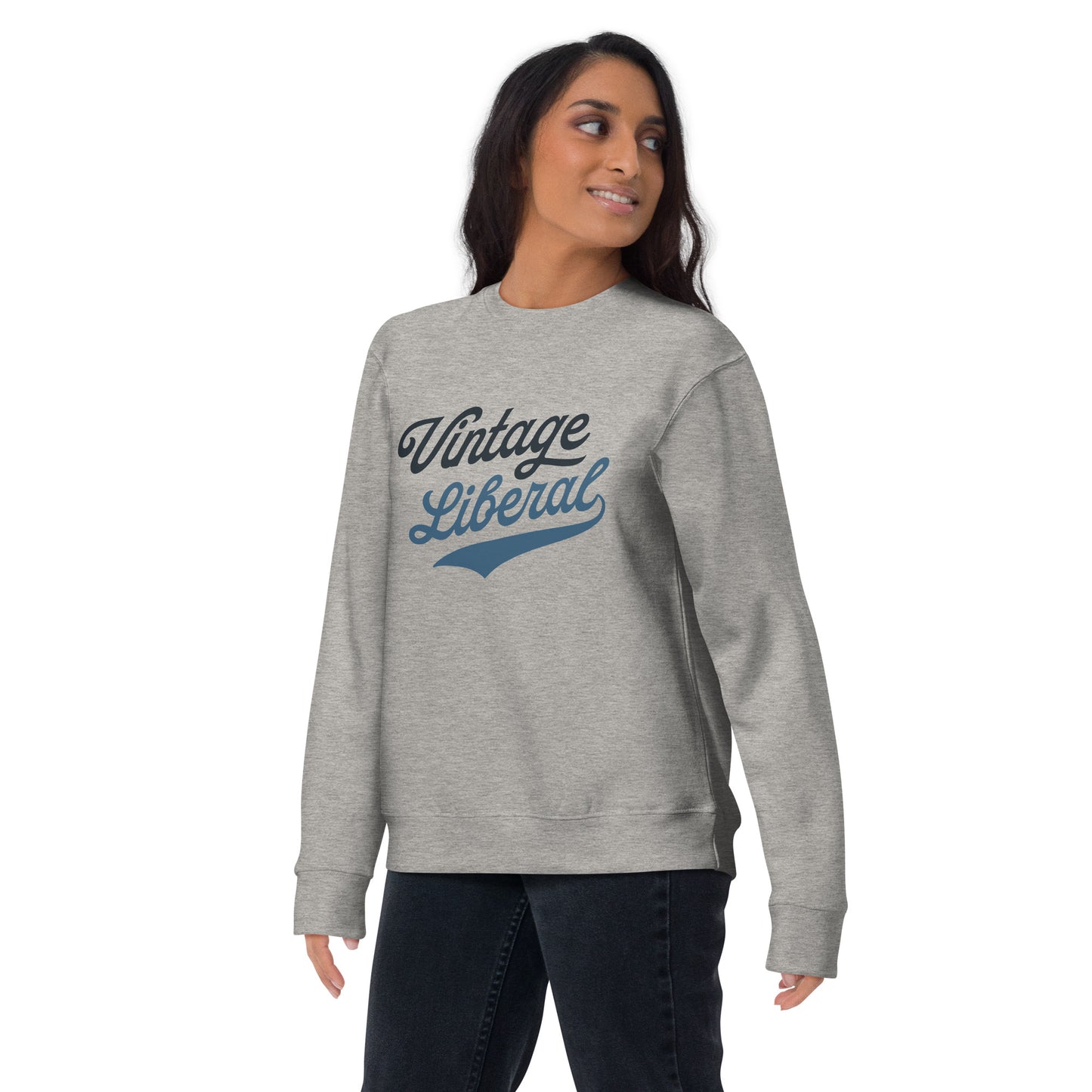 Vintage Liberal - Dark Logo - Sweatshirt