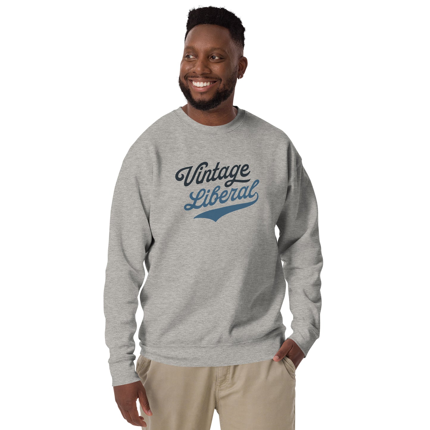 Vintage Liberal - Dark Logo - Sweatshirt