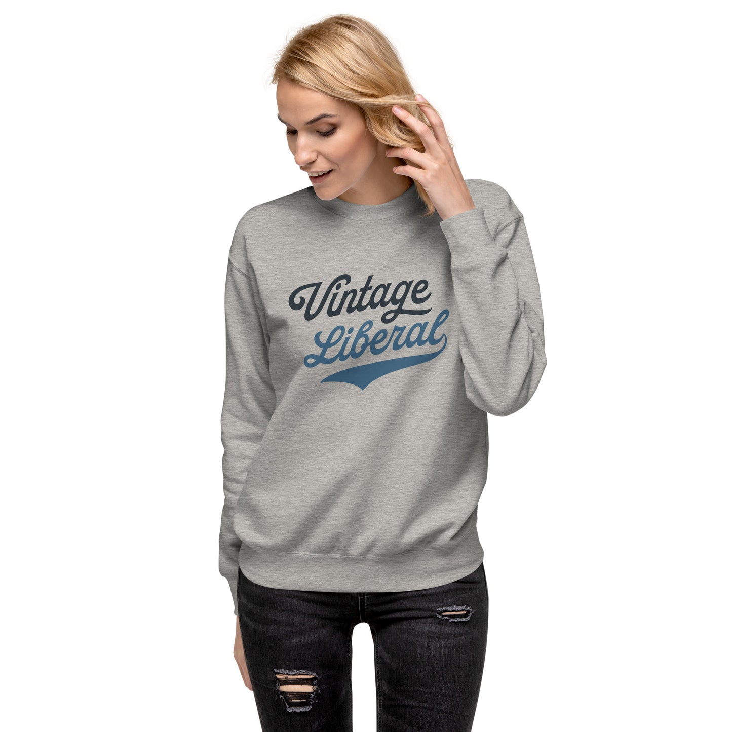 Vintage Liberal - Dark Logo - Sweatshirt