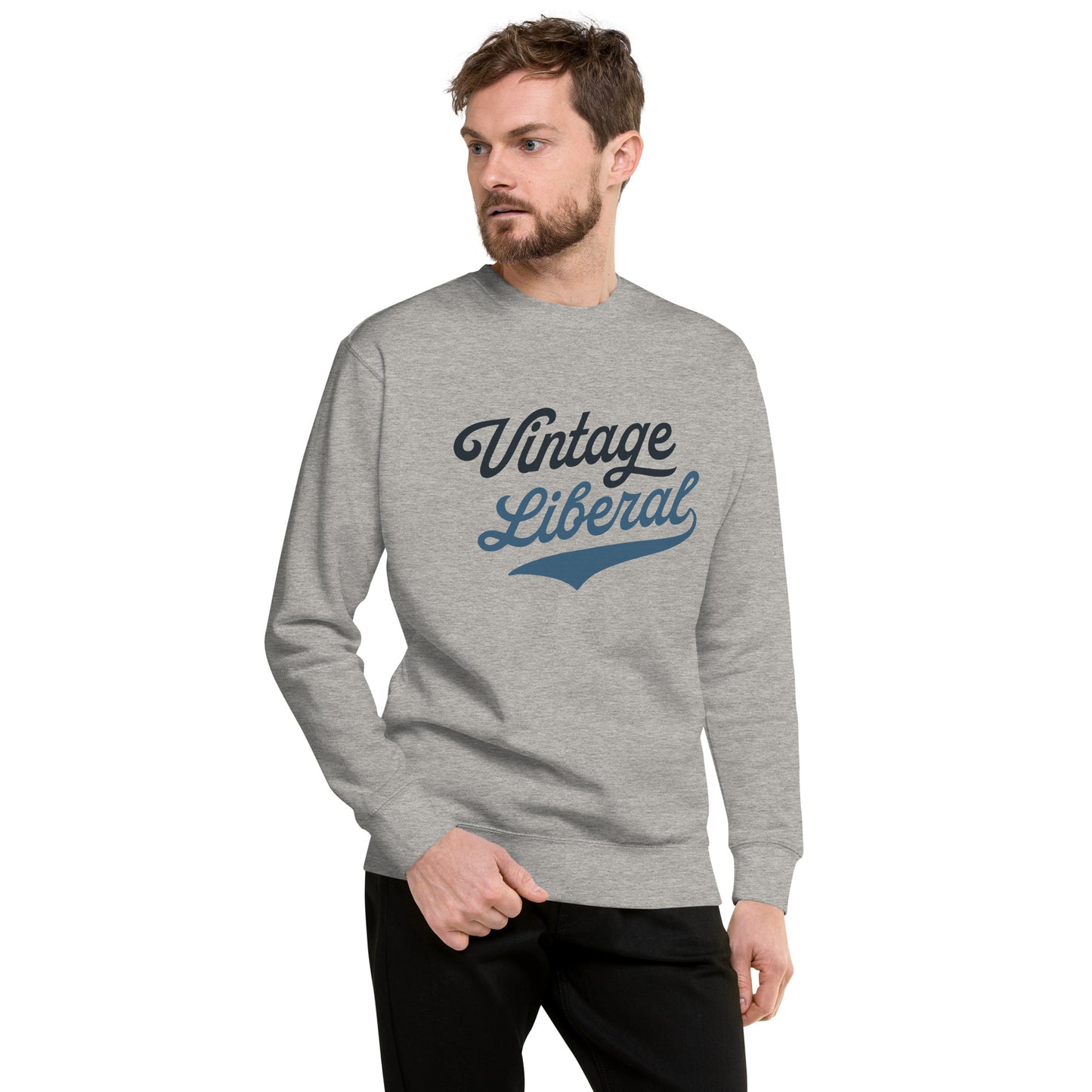 Vintage Liberal - Dark Logo - Sweatshirt