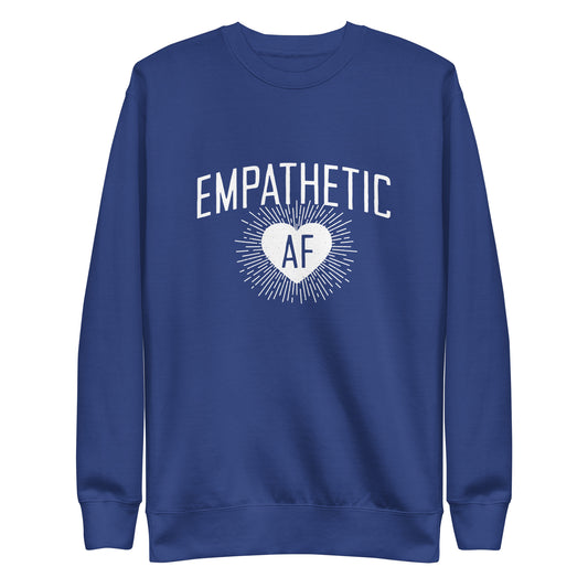 Empathetic AF - Light Logo - Sweatshirt
