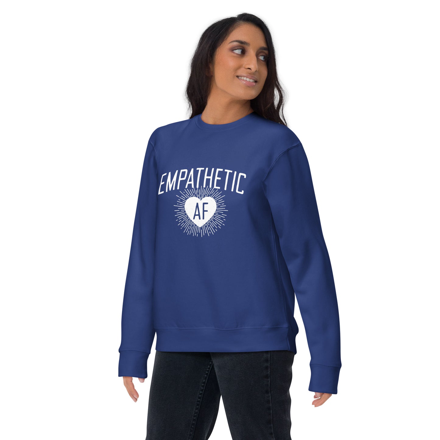 Empathetic AF - Light Logo - Sweatshirt