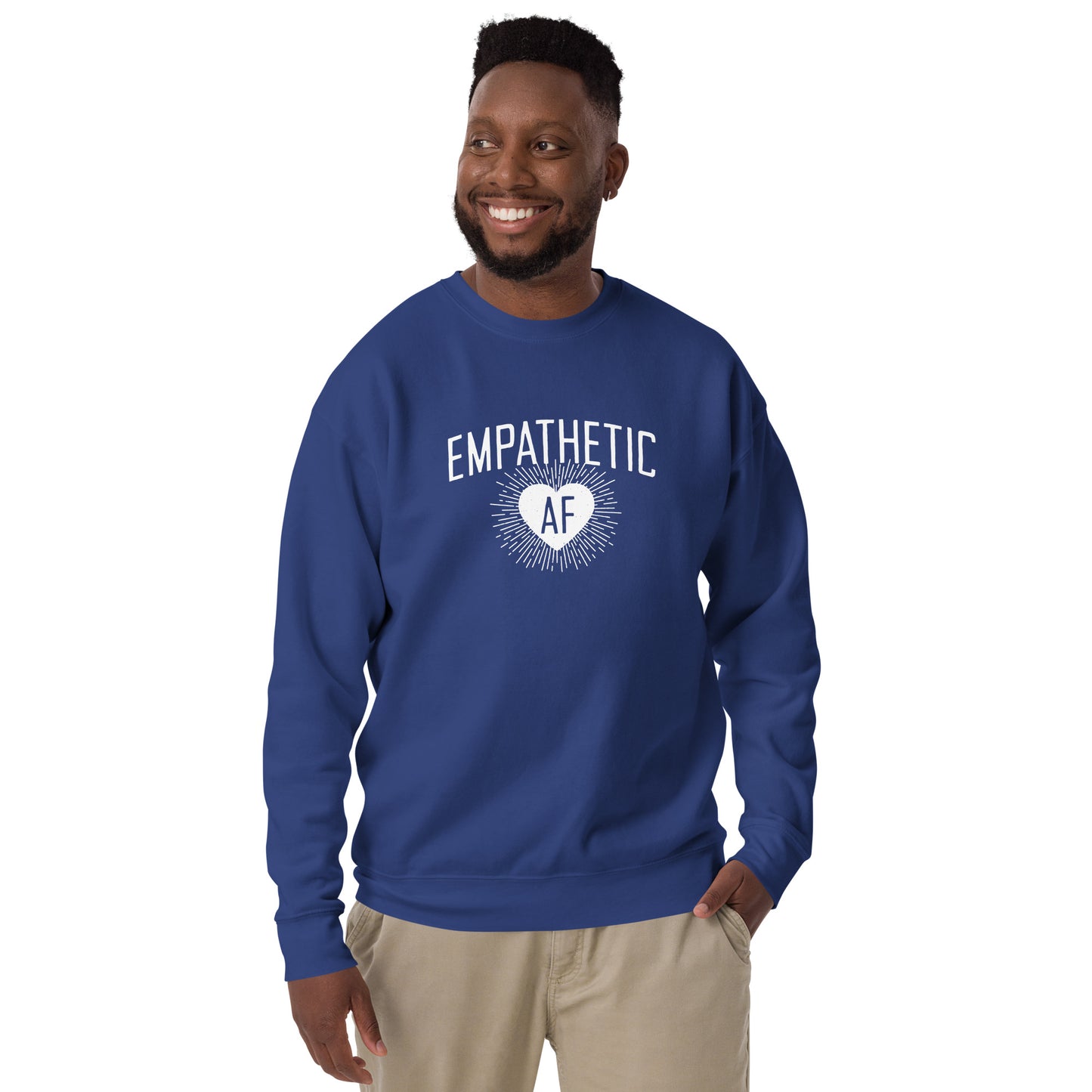 Empathetic AF - Light Logo - Sweatshirt