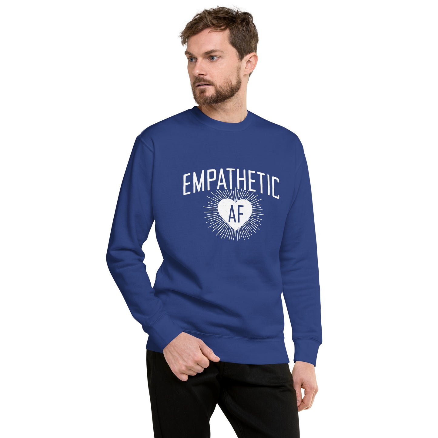Empathetic AF - Light Logo - Sweatshirt