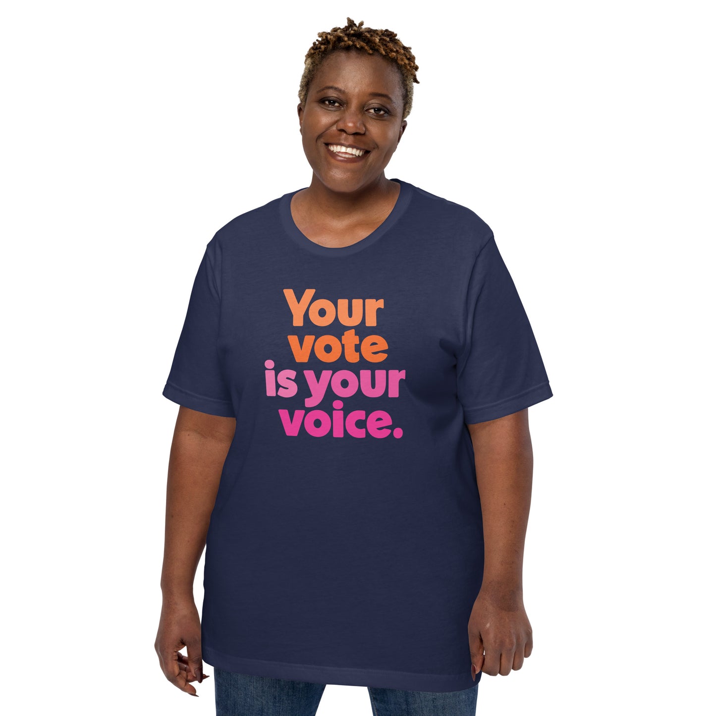 Your vote is your voice - Men’s/Unisex Tee