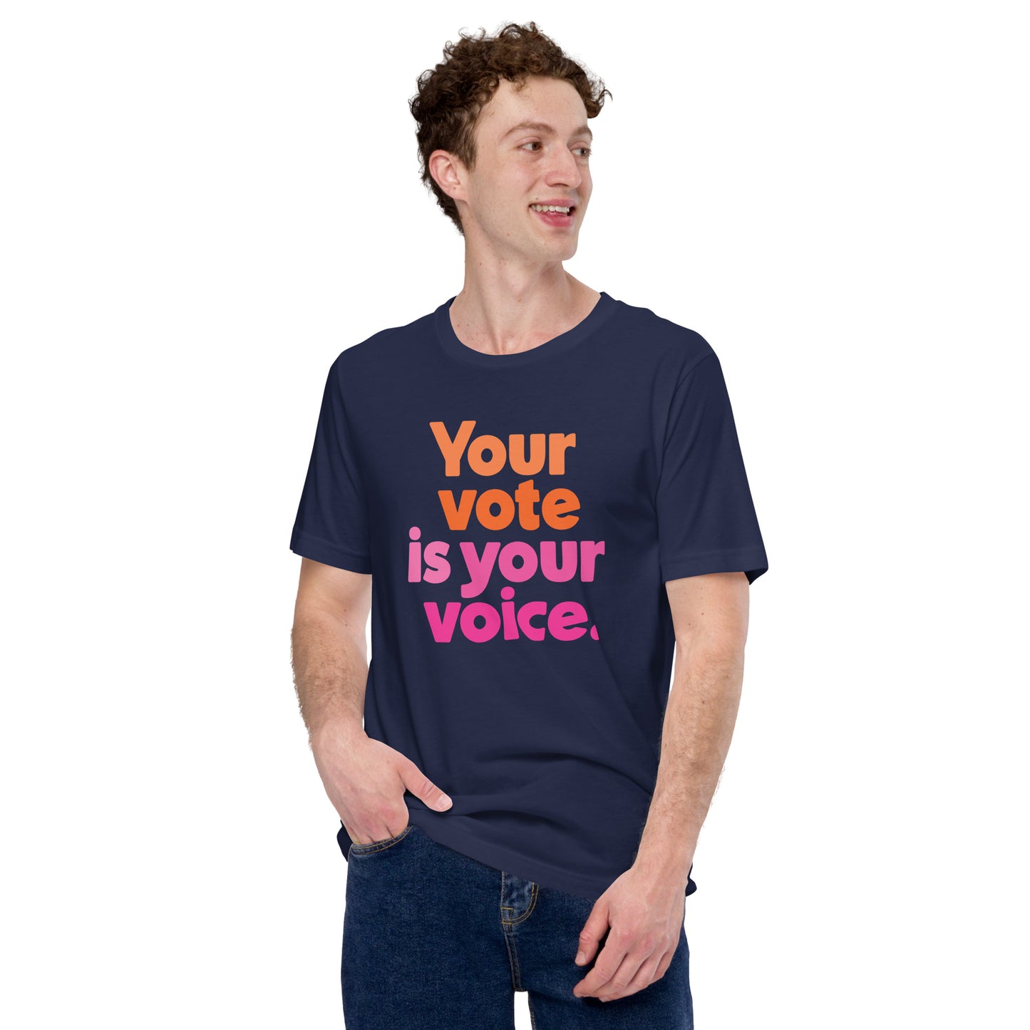 Your vote is your voice - Men’s/Unisex Tee