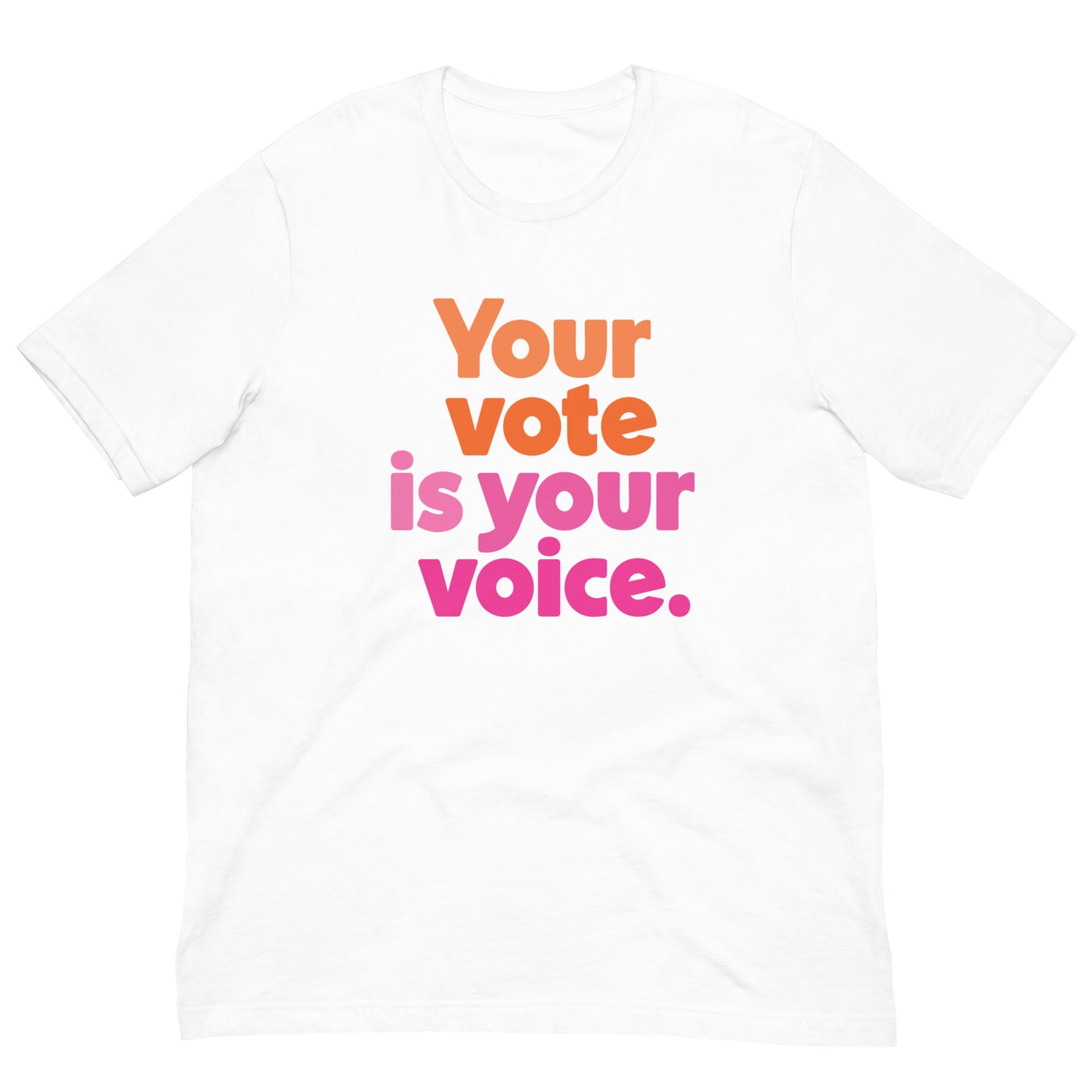 Your vote is your voice - Men’s/Unisex Tee