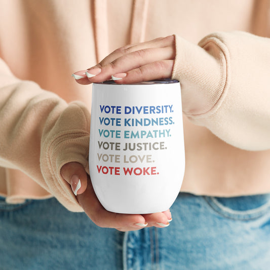 Voting Values - Wine Tumbler