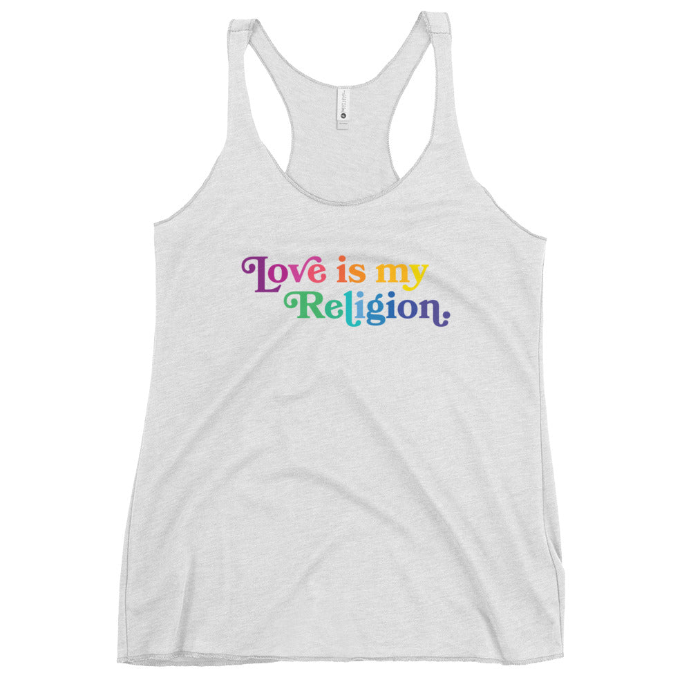 Love is My Religion - Women's Racerback Tank