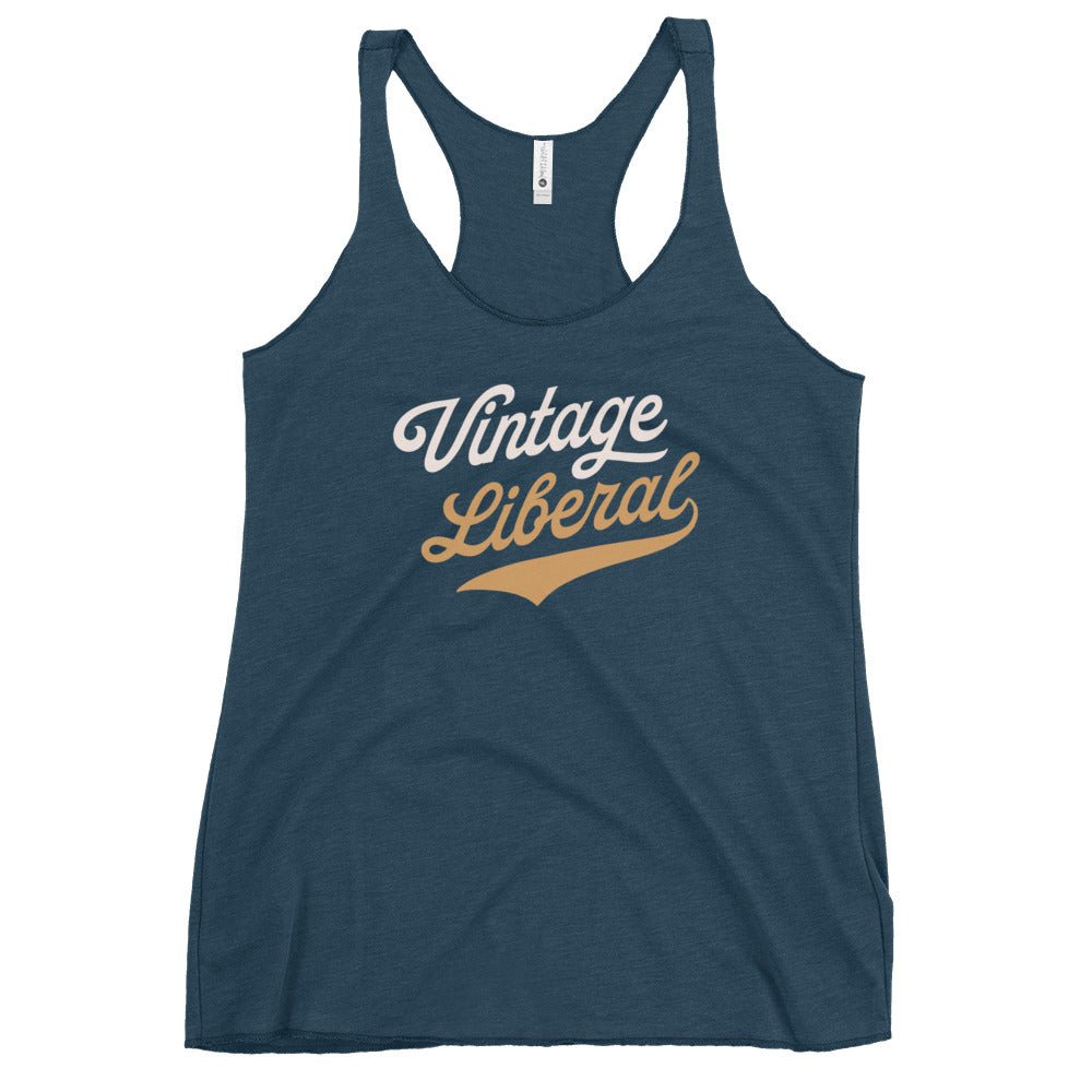 Vintage Liberal - Women's Racerback Tank