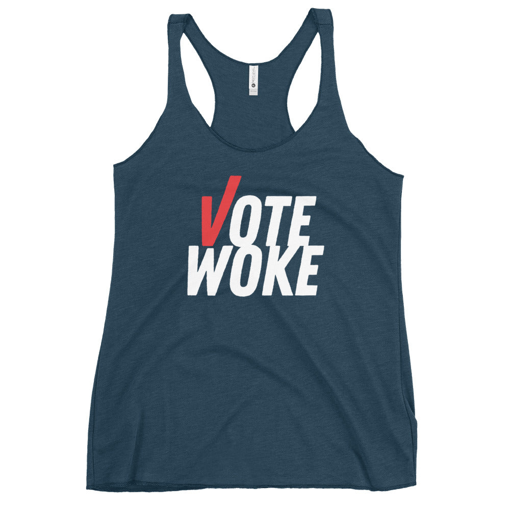 Vote Woke - Women's Racerback Tank