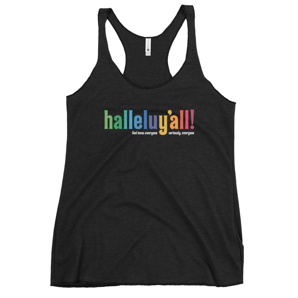 Halleluy’all - Women's Racerback Tank
