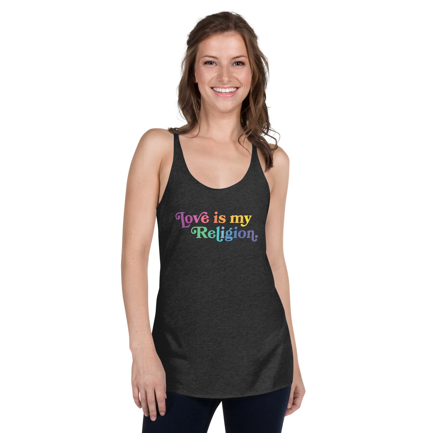 Love is My Religion - Women's Racerback Tank