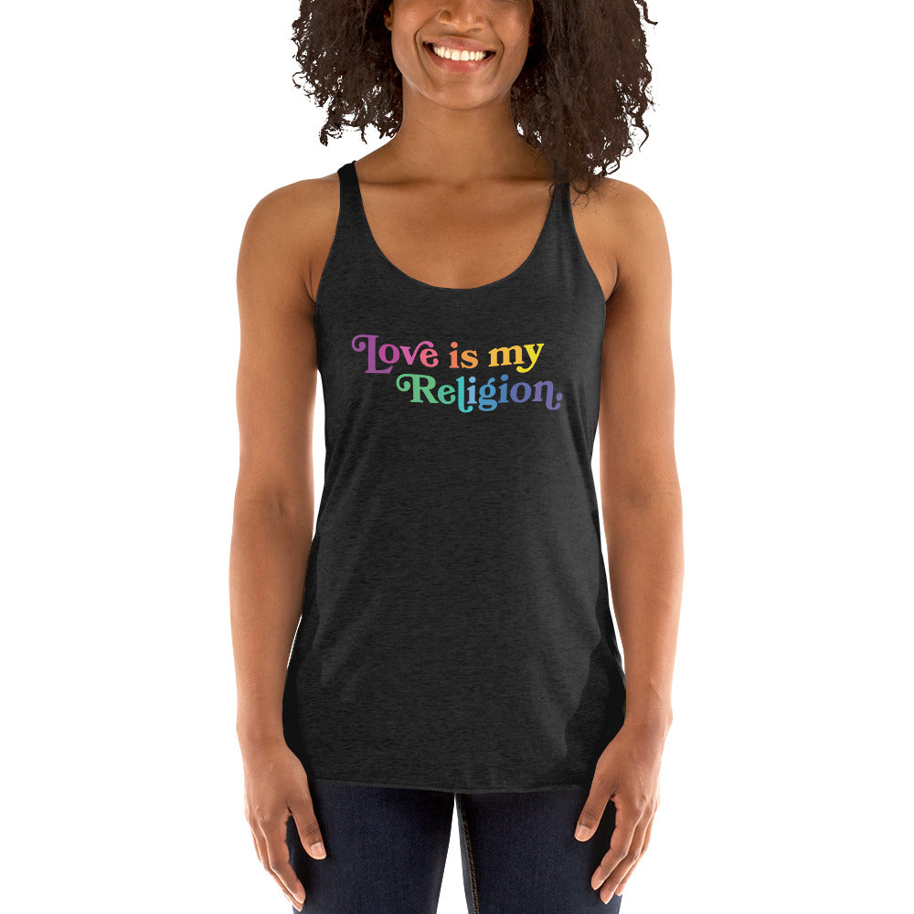 Love is My Religion - Women's Racerback Tank