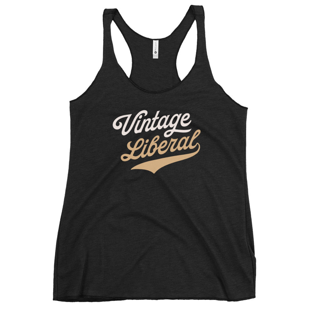 Vintage Liberal - Women's Racerback Tank