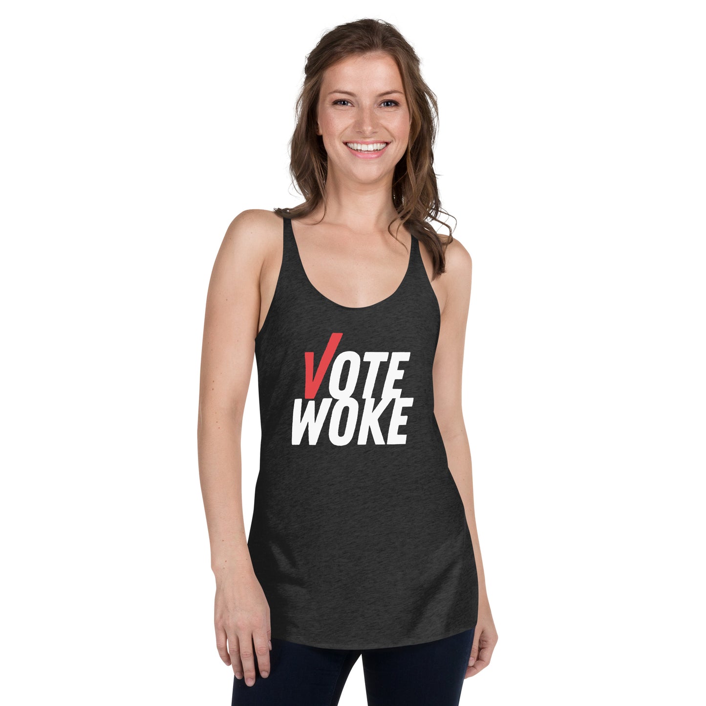 Vote Woke - Women's Racerback Tank