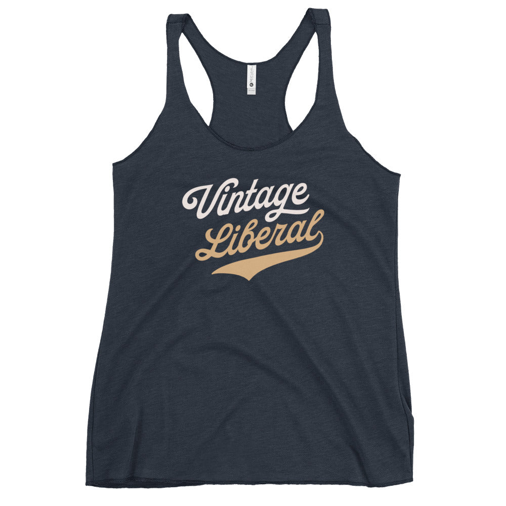 Vintage Liberal - Women's Racerback Tank