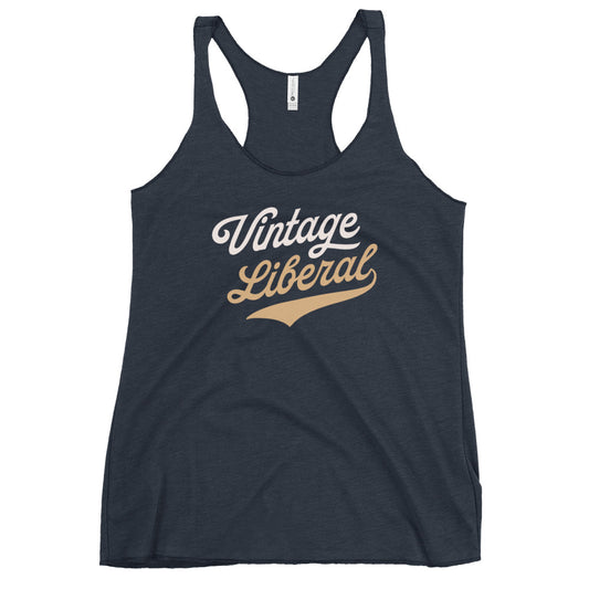 Vintage Liberal - Women's Racerback Tank