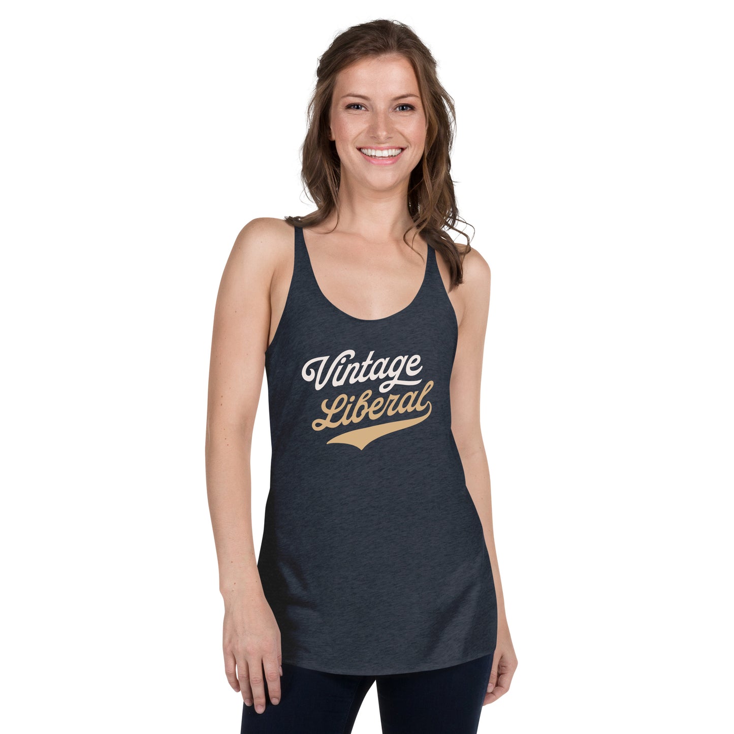 Vintage Liberal - Women's Racerback Tank