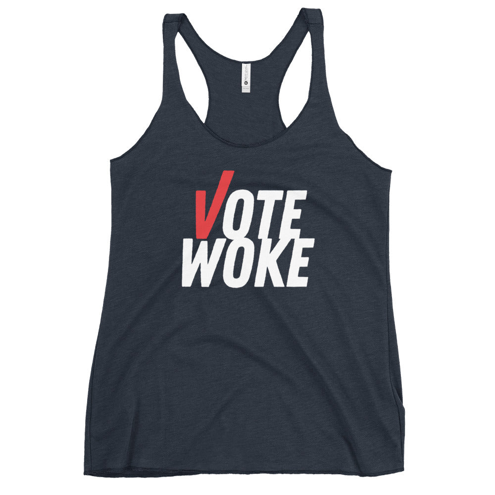 Vote Woke - Women's Racerback Tank