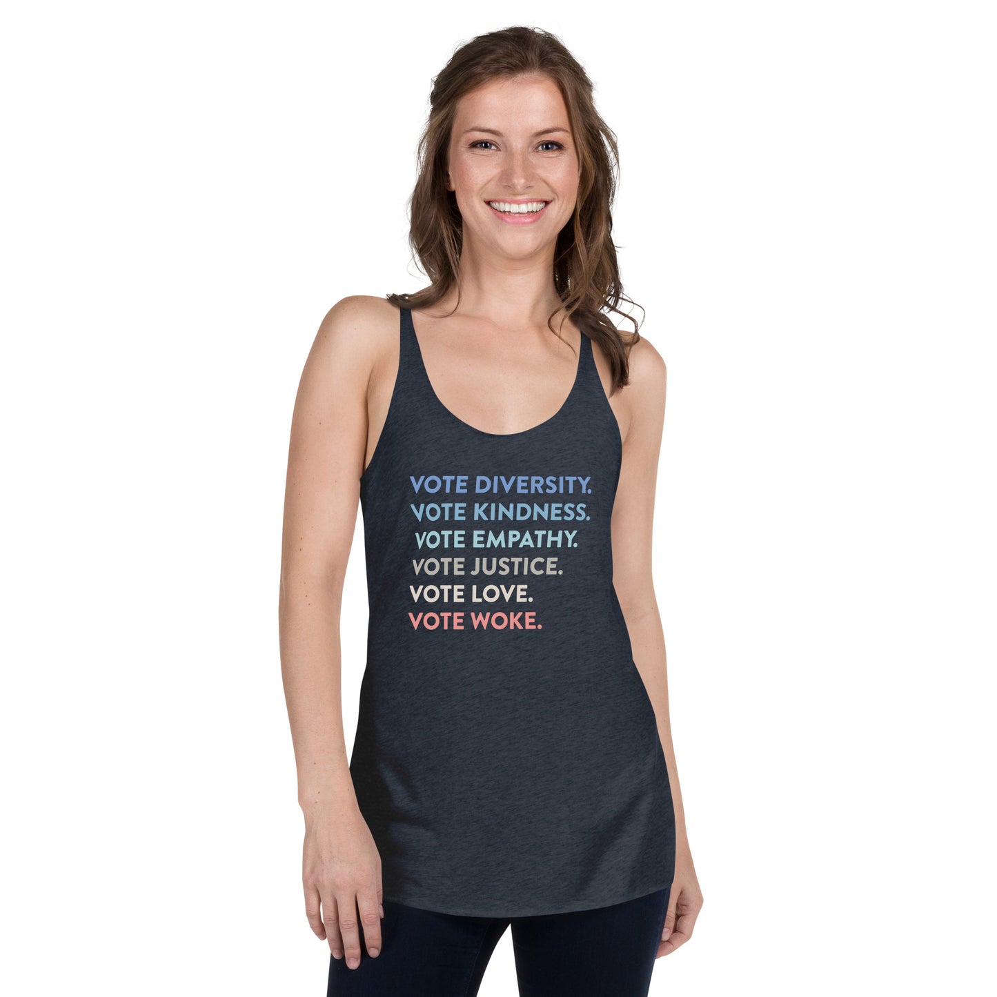 Voting Values - Women's Racerback Tank