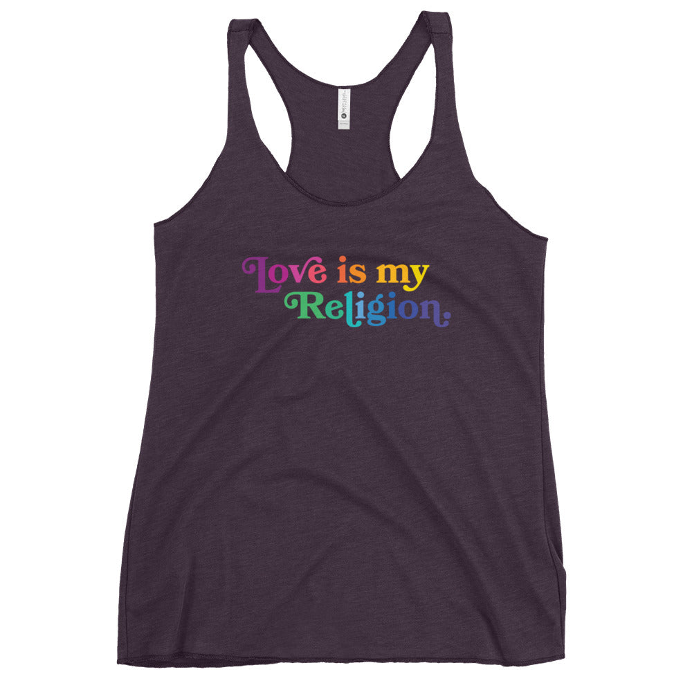 Love is My Religion - Women's Racerback Tank