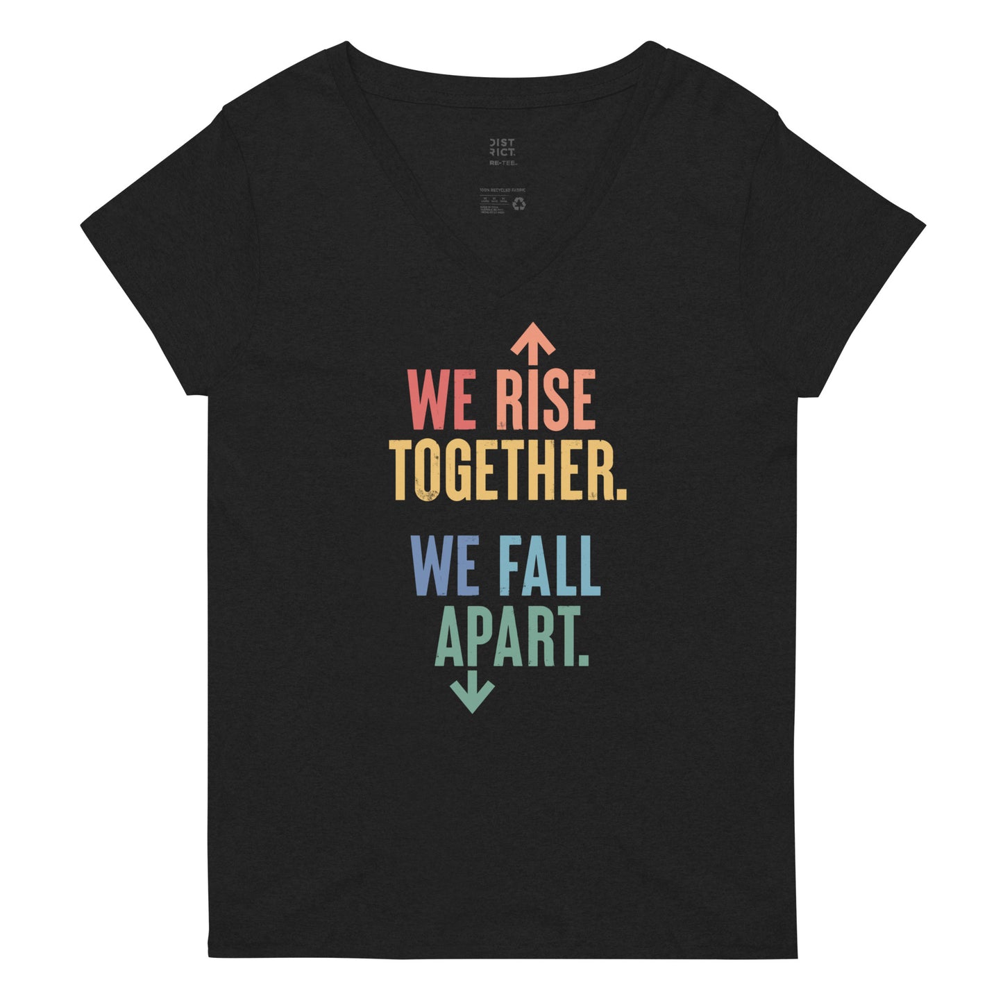 We Rise Together - Women’s V-Neck Tee
