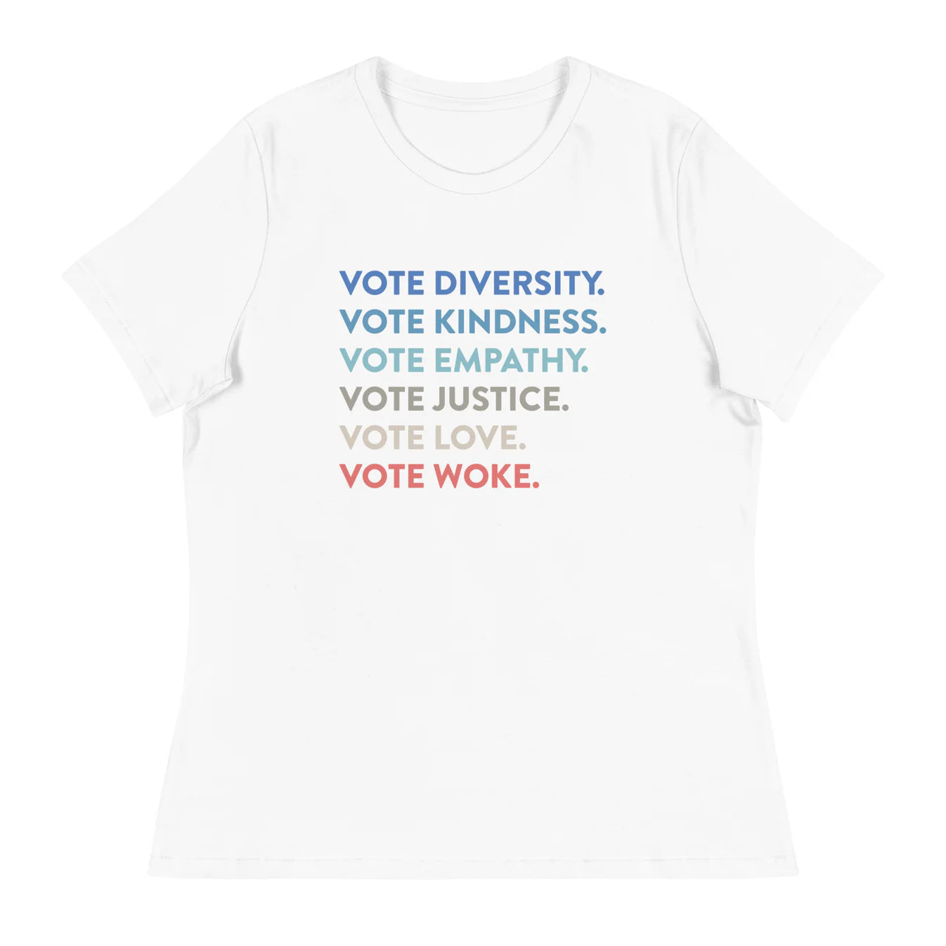 FINAL SALE - Size Large - Voting Values - Women’s Tee - White