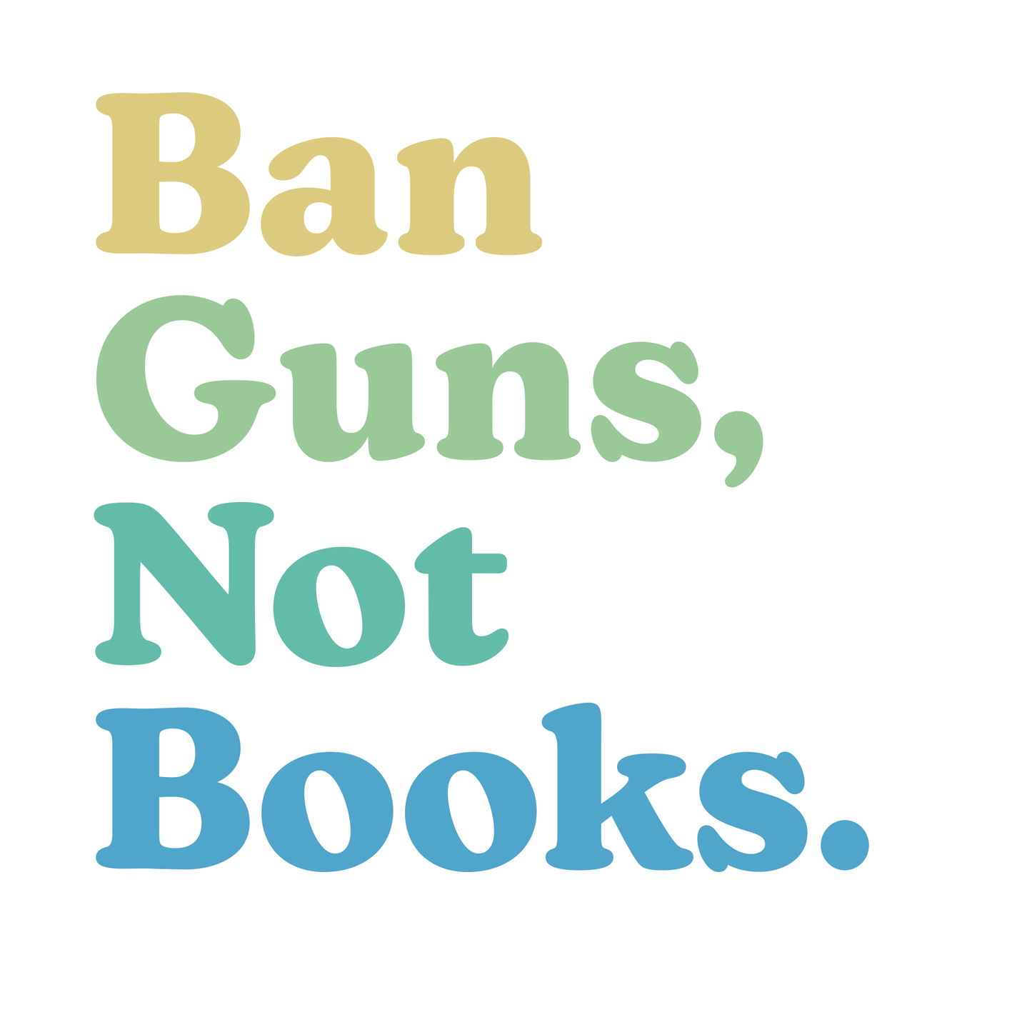 Ban Guns Not Books - Mug