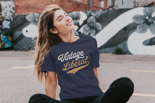 Vintage Liberal - Light Logo - Men’s/Unisex Tee