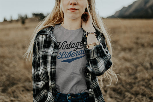 Vintage Liberal - Dark Logo - Women’s Tee