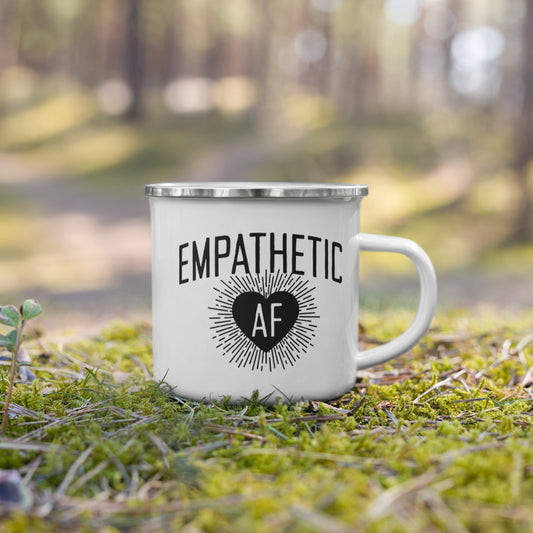 Empathetic AF - Enamel Camp Mug