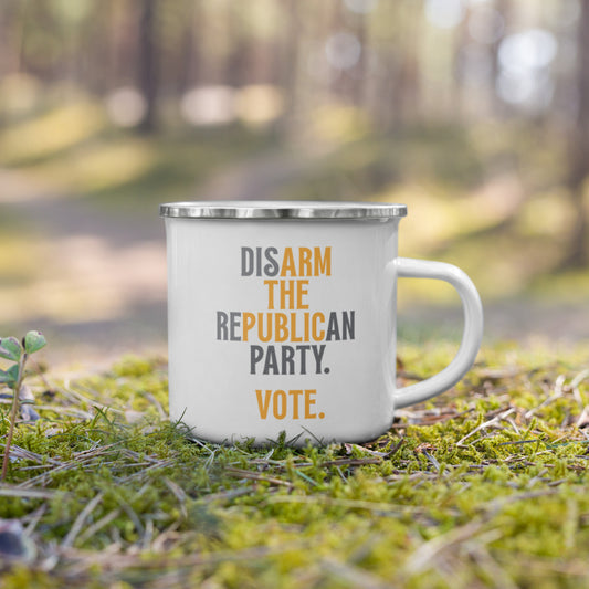 Arm the Public - Enamel Camp Mug