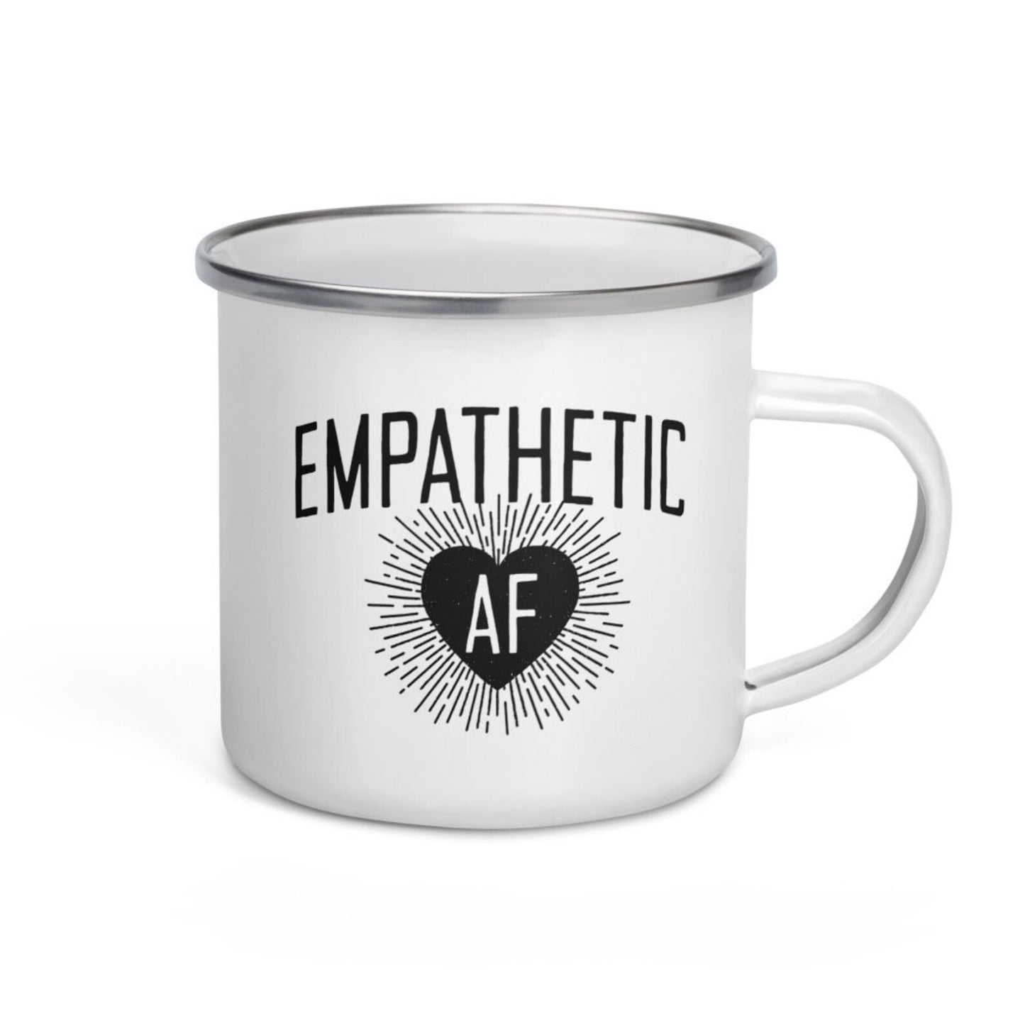 Empathetic AF - Enamel Camp Mug